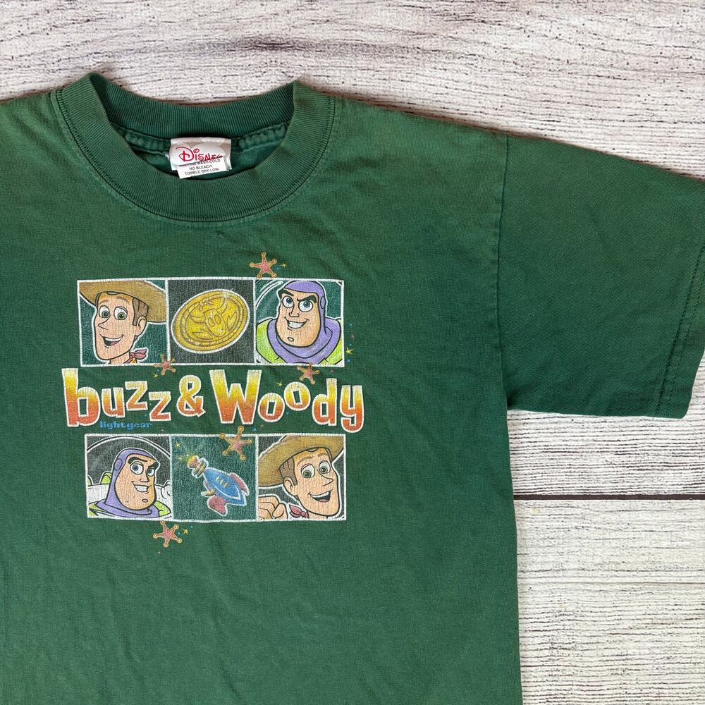 Vintage 1990s Buzz & Woody Toy Story Disney Character T-shirt
